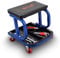 BITUXX® Werkstatthocker Werkstattsitz Arbeitshocker Garagenhocker Montagehocker Rollhocker mit Rollen und Ablagen