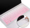 Keyboard Cover for HP Laptop 14& HP Pavilion x360 14 14-dk 14-fq 14-dq/dk/cf Series 14-dq1040 14m-ba011dx ba013dx 14-dh2097nr 14-bw006nr 14-bf040wm 14-fq0033dx 14-fq0013dx(Pink+Clear)