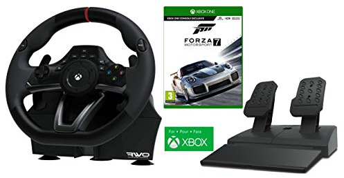 XBOX ONE Volante e pedali Originale con licenza XBOX Racing Overdrive + Forza 7 Motorsport