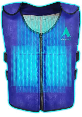 Alphacool Arctic Cooling Ice Vest with Self-Fill Reusable Ice Packs One Size