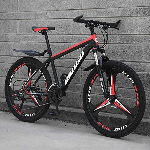 26 Zoll Herren Mountainbike Fahrrad Halbsteifer Stahl mit 21-Gang verstellbarer Sitz
