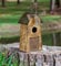 MOCOME 33 cm H Metall Vogelhäuser für draußen hängende Vogelhäuser Outdoor (Windmühle)