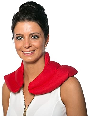 Neck Pillow red | Cherry Stone Pillow | Warming Neck Cushion, Neck Warmer