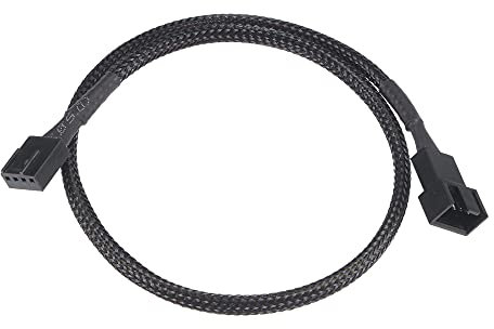 sourcing map Fan Power Supply Cable Male to Female 4 Pin for Computer CPU 16.5 Inch