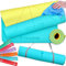 YOGAZEN 183 x 80 x 0.8 cm Yogamatte | +30% breite & dicke Yogamatten für Männer/Frauen | rutschfeste umweltfreundliche große Sportmatte | DOPPELSEITIGE Laser-Körperlinien | Sport Gymnastikmatte