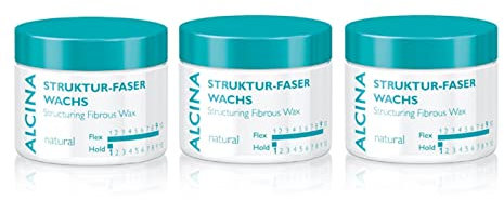 3er Natural Flex Struktur Faser Wachs Alcina50 ml