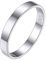 Silvora Stapelbarer Schmaler Ring für Damen Frauen S925 Silber Schlichter Dünner Fingerring in 3mm breit für Verlobungsring Ehering Trauring in Silber Ringgröße 67（21.4）