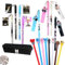 YouU 37pcs Gel Pen School Supplies Gift Set Kpop BT$ Bangtan Boys Pencil Case Kugelschreiber Gel Pen with Stickers Black Ink