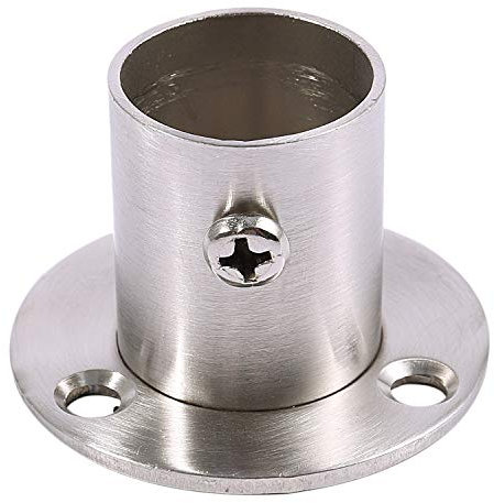 Armario Armario 22Mm DiáMetro Tubo Colgante Carril Varilla Soporte de Soporte Final