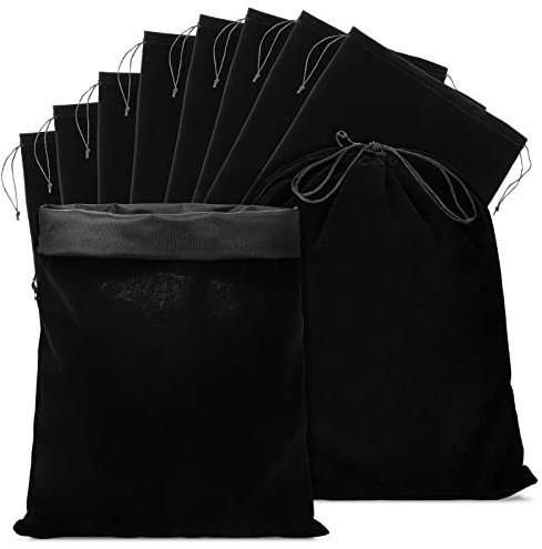 Luxshiny 10 Pezzi Borsa Borse Per Negozi Di Utensili Sacchetti Di Stoffa in Tessuto Sacchetti Con Coulisse Per Posate Piccolo Astuccio Piatti Alta Capacità Viaggiare Flanella