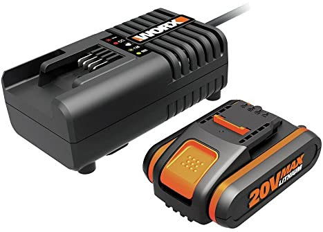Worx WA3601 2.0Ah 20V Li-Ion Battery & Charger Pack