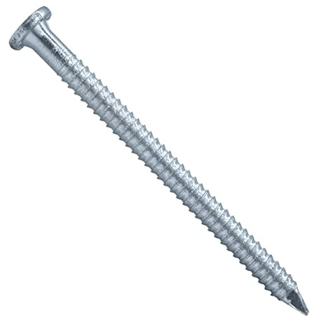SC-Normteile | Ankernägel mit Flachkopf - 4x60 mm - 250 Stück - verzinkt - Made in Germany Befestigung von Winkeln und Lochplatten