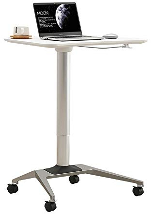 Podium Sprechender Büro Training Schreibtisch Hebetisch Einfach Modern Laptop Schreibtisch Mobile Podium für Restaurant Hochzeit (Farbe: Weiß Größe: Einheitsgröße)