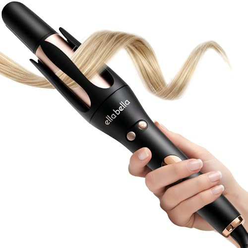 ELLA BELLA® Automatic Rotating Curling Iron, Auto Hair Curler for Long Hair