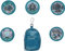 Beckmann, Mini Rucksack mit Buttons Jungle Game, Klettverschluss, Grundschule, 1. Klasse Zubehör, Green