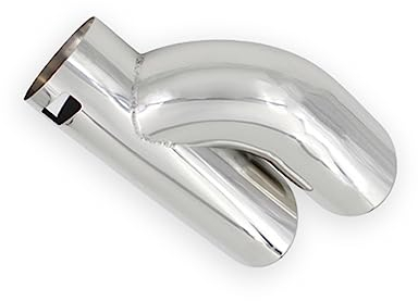 Endrohrblenden Für Skoda Für Octavia Doppel Export Auto Hinten Schwanz Throat Auspuffrohr Schalldämpfer Spitze (60mm) Auspuffblende Blenden (Farbe : Silber)
