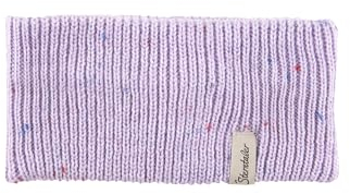 Sterntaler Strick Stirnband mit Garn Multicolor - Warmes Mädchen-Stirnband - Ohrwärmer & Kopfwärmer - Modern - Flieder, 49