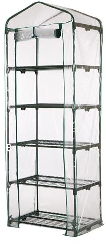 Facynde Gewächshaus Foliengewächshaus Winterfest Tomatenhaus Treibhaus Gartenhaus Frühbeet Tomatenhaus Gemüse Gewächshaus Überwinterungszelt Für Pflanzen ?Nur transparente PVC-Abdeckung?