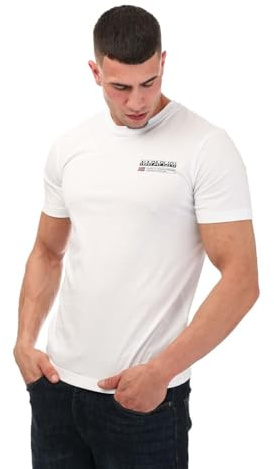 Napapijri T.Shirt NP0AHQQ0021 S-KASBA Bianco