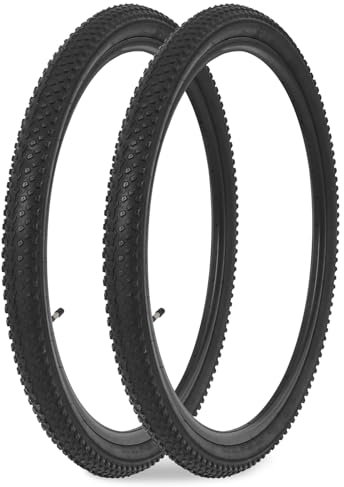 MAKELEN Mountainbike-Reifen, 27,5 Zoll, starker Grip, kompatibler Ersatz-Fahrradreifen für MTB, Mountainbike, Citybike, Schwarz