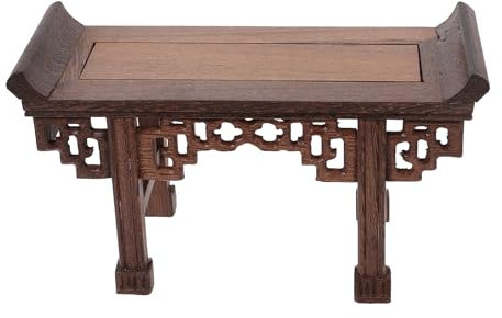 Zerodeko Chicken Wing Wood Tabletop Wooden Riser Small Solid Wood Pedestal Stand for Vase Plant Pot Display Home Tabletop Decor