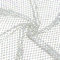 FINGERINSPIRE Weißer Strassstoff Dehnbares Netz 40x30cm Weicher Stretch Besh Stoff Elastisches Strassnetz Funkelnder Stretch Strassnetz Kristall Fischnetzstoff