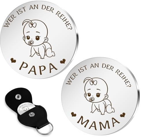 Muttertagsgeschenk Vatertag Für Werdender Papa Geschenk Für Werdende Mama Entscheidungsmünze Neugeborenen Geschenk Taufgeschenke Für Mädchen Taufgeschenke Jungen Geschenke Zur Geburt Babyparty