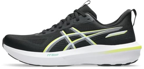 ASICS Men's GT-1000 14 Running Shoes, 11, Black/Citron