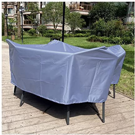 Extra großes 420D wasserdichtes Gartenmöbel-Abdeckungs-Set, strapazierfähig, Outdoor, Veranda, Würfel, Terrasse, Schutzplane