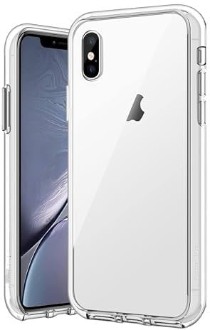 Case for iPhone X Crystal Clear Phone Cover, [Never Yellow] Anti-Scratch and Shock-Absorption, Basic Case for iphone X, Compatible with Wireless Charger – Transparent (for iPhone X)