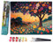 Bougimal Painting by Numbers Adults Landscape with Brushes and Acrylic Paints Included - 40 x 50 cm, Flower Tree 1, Without Frame