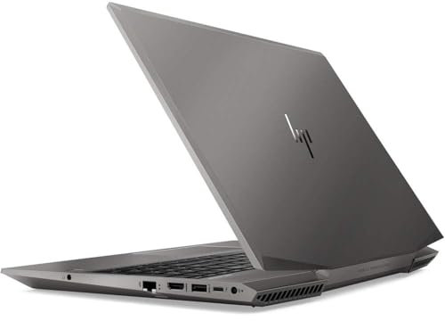 HP ZBook Studio 15 G6 Workstation Laptop | 15.6 1920x1080 FHD | Core i7-9850H - 512GB SSD Hard Drive - 32GB RAM - Nvidia Quadro T1000 | 6 cores @ 4.6 GHz - 4GB GDDR6 Win 10 Pro Silver (Renewed)