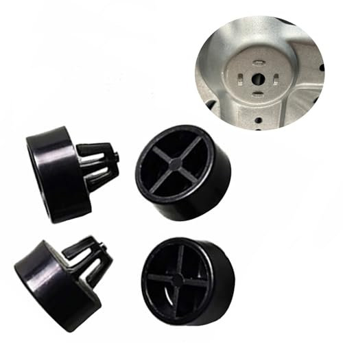 HUAYUWA Microwave Oven Base Rubber Foot Pads Compatible with Galanz/Compatible with Haier Microwave Oven Non-Slip Feet Pad Mat Repair Parts (Type1, 4PCS)