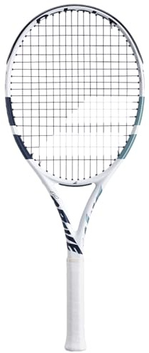 Babolat, Tennisschläger Modell Evo Drive Lite, Leichter Graphitrahmen, Besaitungsplan 16x19, für Fortgeschrittene bis Geübte Spieler, Geeignet für Junioren in der Übergangsphase