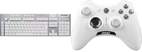 Logitech G G915 X & MSI Force GC30 V2 White Kabelloser