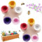 10 Pcs Bee Watering Station, Each set of 5 pieces a total of 10 Bee Cups for Garden, Bee Drinking Station, Ideal for Attracting and Hydrating Bees, Perfect for Outdoor Use, Includes 5 Colors