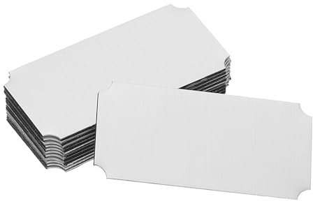 sourcing map 12 Pcs Blank Name Plates, 2 x 1 Engraved Metal Name Plate Laser Strong Adhesive Nameplate Anodized Aluminium Custom Blank Plates for Signs DIY Crafts, Silver Notched Corner