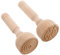 Milisten 2 Stücke Ton Stempel Holz Stempel Töpfer Stempel Für Ton Holz Stempel Hellbraun