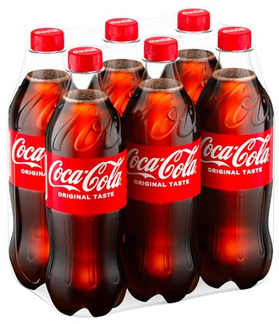 Coca-Cola Original Taste, Tutto il Gusto Originale di Coca-Cola in Bottiglia PET 100% Riciclabile, Bevanda Analcolica - 6 Bottiglie da 660 ml