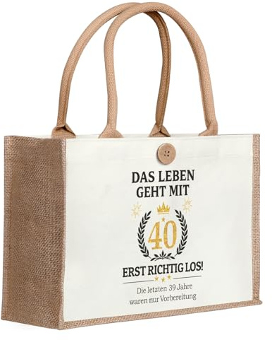 Xingch Geschenk Geburtstag Frau,Jute-Tragetasche, Geschenk für Mutter, Ehefrau, Freundin, Kollegin