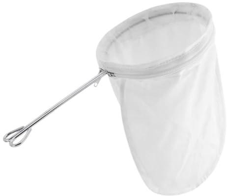 Setaccio Filtro Alimentare, Sacchetto per Latte di Noce, Filtro per Alimenti, Riutilizzabile Sacchetto per Latte di Noce, Filtro Liquori per il filtraggio di succhi, latte, caffè, Vino Rosso, tè