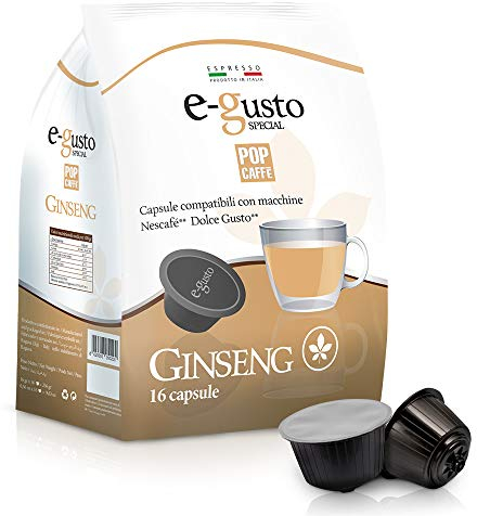 POP CAFFE' Nescafé Dolce Gusto, compatible 160 capsules Ginseng