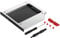 Poppstar Caddy per SSD HDD disco rigido 2,5 (7 mm, 9,5 mm) Adattatore notebook HDD al posto del lettore DVD / slot CD Sata 3 da 9,5 mm (per portatile ecc.)
