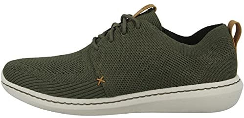 Clarks Herren Step Urban Mix Sneaker, Khaki, 41.5 EU