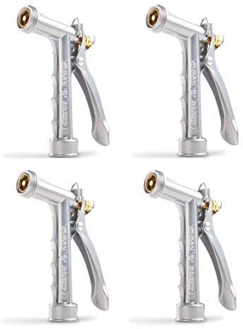 Gilmour Solid Metal Hose Spray Nozzle with Threaded Front - Garden Watering - 573TF, 4 Pack