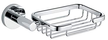 GRIFEMA IBIZA-G30102 Porte Savon avec Support, Porte-Papier Mural en Laiton, Chrome