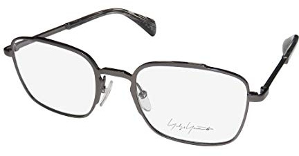 Yohji Yamamoto Yy3006 Herren/Damen, rechteckig, Vollrand, Premium-Markenbrille, Dunkles Rotguss, 51-20-145