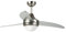 Taurus Fresko 3B - Ventilateur de plafond 60W avec éclairage, 3 pales, diamètre 120 cm, télécommande, minuterie, lampe, position été / hiver, moteur 100% cuivre, silencieux