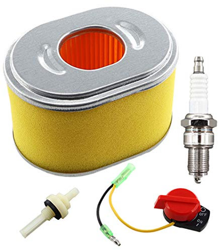MCHNIC Luftfilter mit Zündkerze Benzinfilter Stoppschalter für Scheppach HP1100S HP1300S HP1200S HP2200S Rüttelplatte