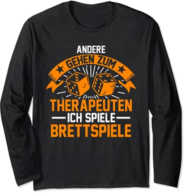 Brettspiel Therapie Brettspieler Spieler Brettspiele Langarmshirt